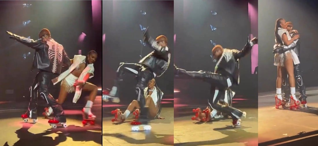 Report: Usher Fires Dancer Who Tripped Him During Las Vegas Show — VIDEO