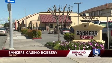 California’s Bankers Casino is Site of $95K Theft, Suspect on the Lam