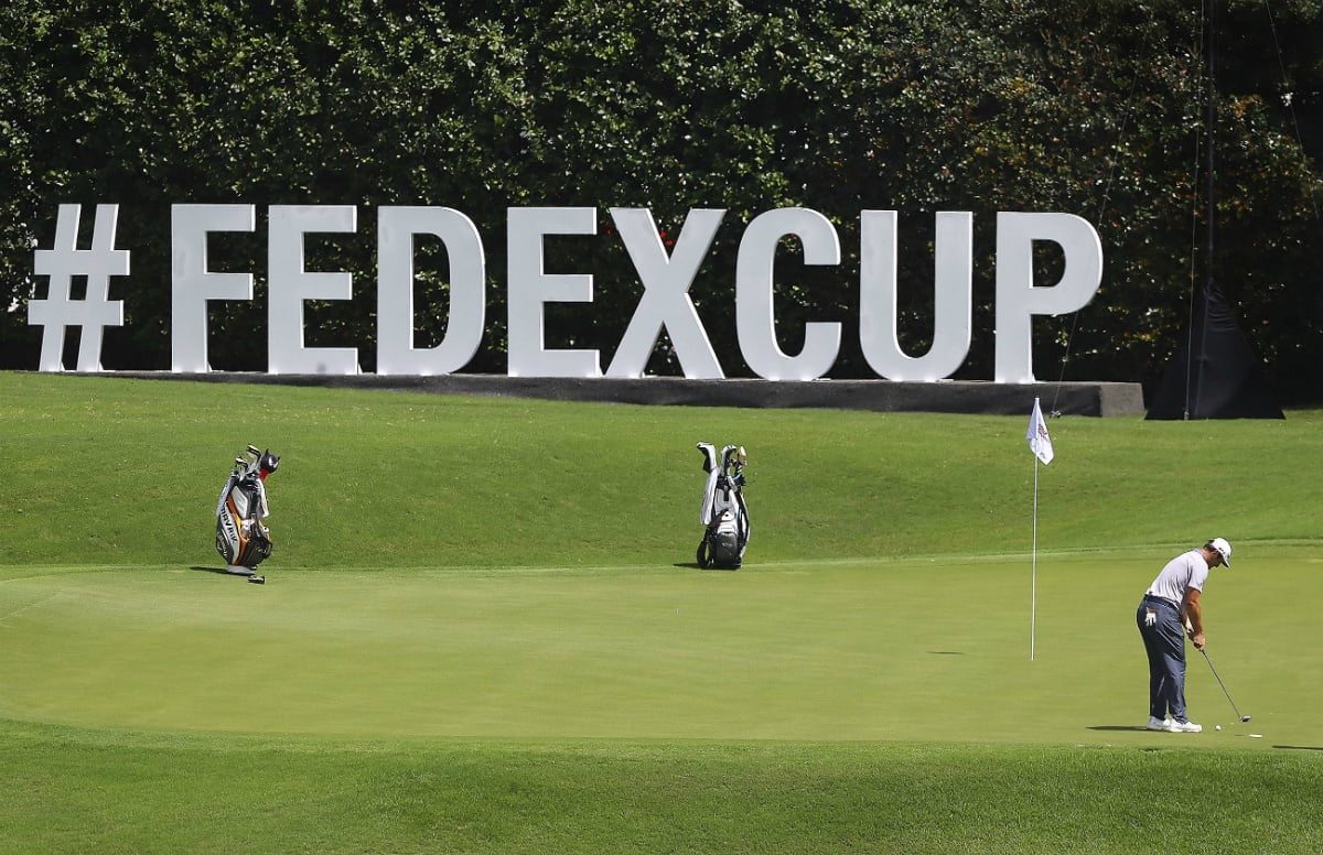 Dustin Johnson FedEx Cup Playoffs Favorite, 30 Players Arrive at TOUR Championship