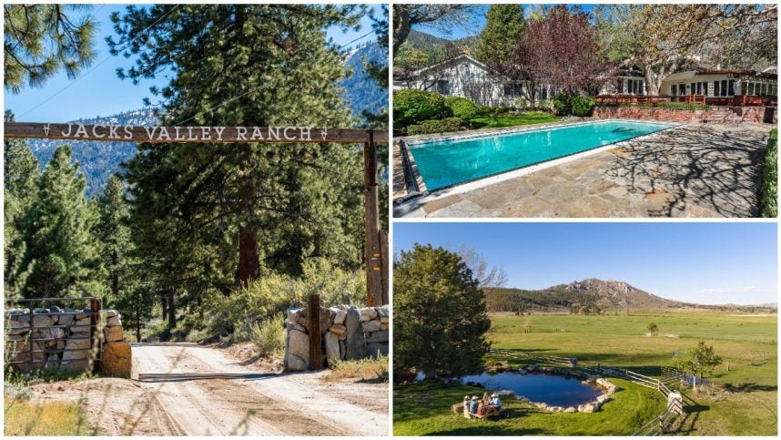 Historic Jacks Valley Ranch, Former Home of Casino Magnate, Hits Market