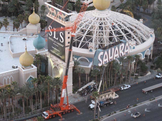 SLS Las Vegas, Closing in on New Ownership Deal, Hints at Readoption of Sahara Brand