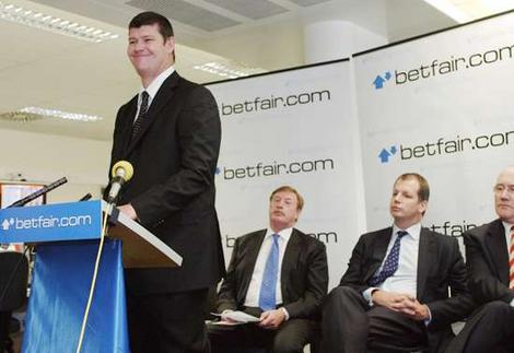 James Packer Crowns Australian Betfair as Latest Business Conquest