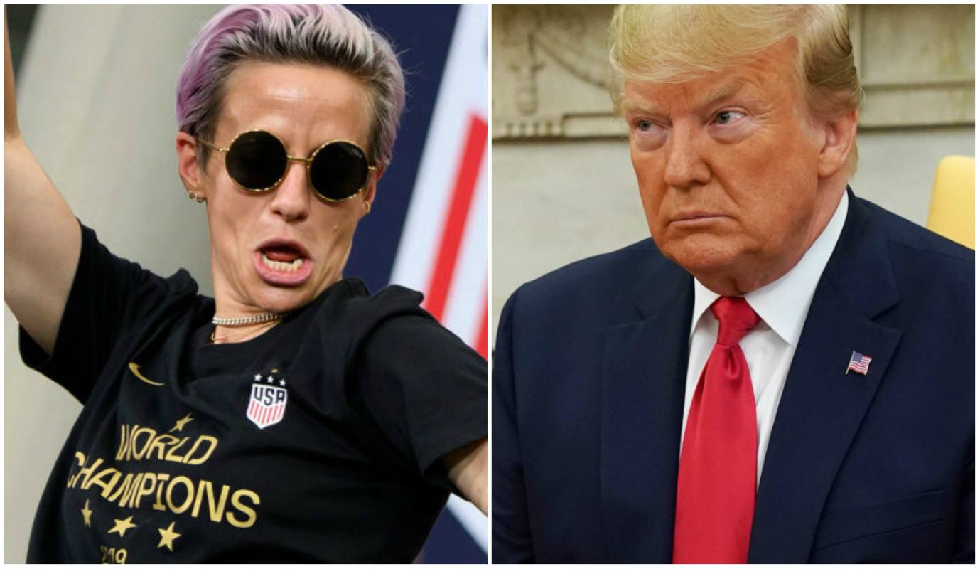 Poll Finds Soccer Star Megan Rapinoe Could Beat President Donald Trump in 2020, Political Odds Say Otherwise