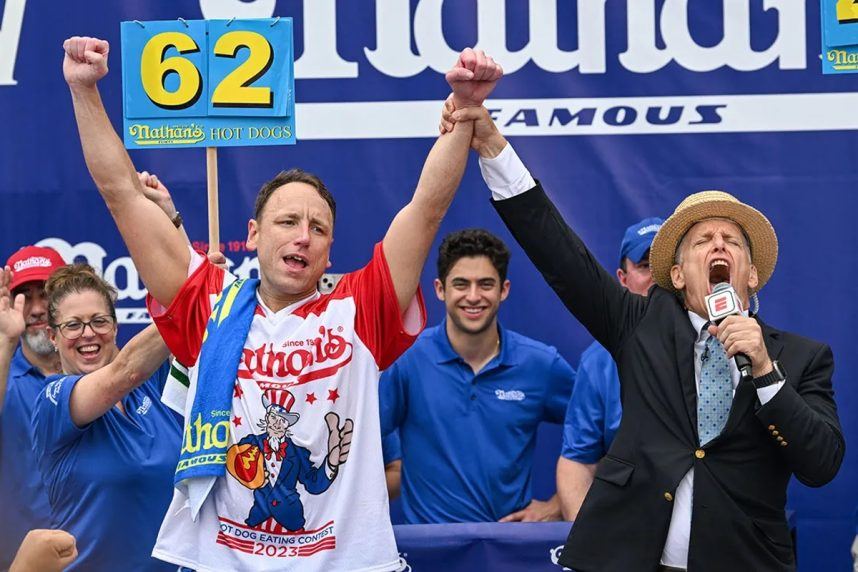 Dog Eat Plant Dog: Joey Chestnut Banned From 2024 Nathan’s Hot Dog Contest