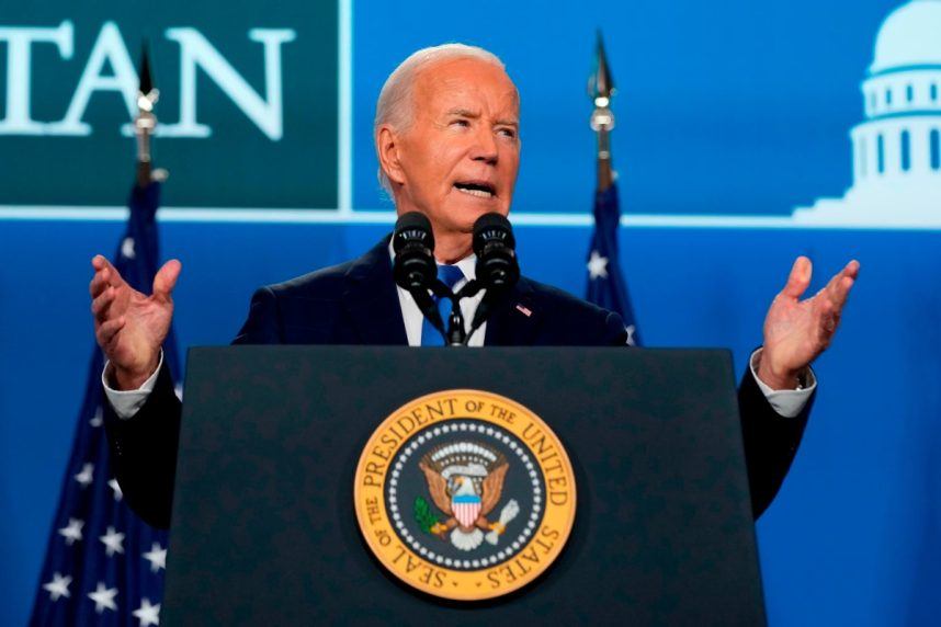 President Joe Biden 2024 Odds Lengthen Following NATO Press Conference