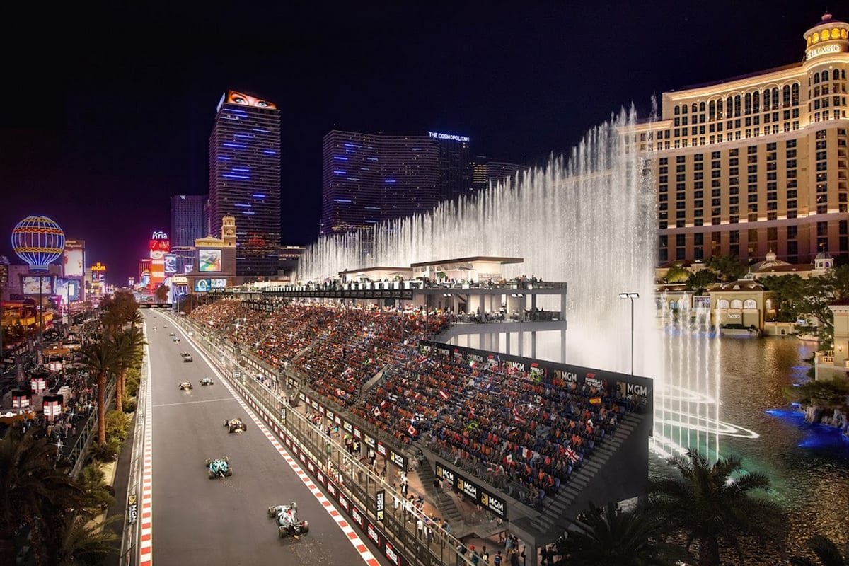 MGM Will Build a Grandstand On Bellagio Lake for Formula 1 Las Vegas Grand Prix