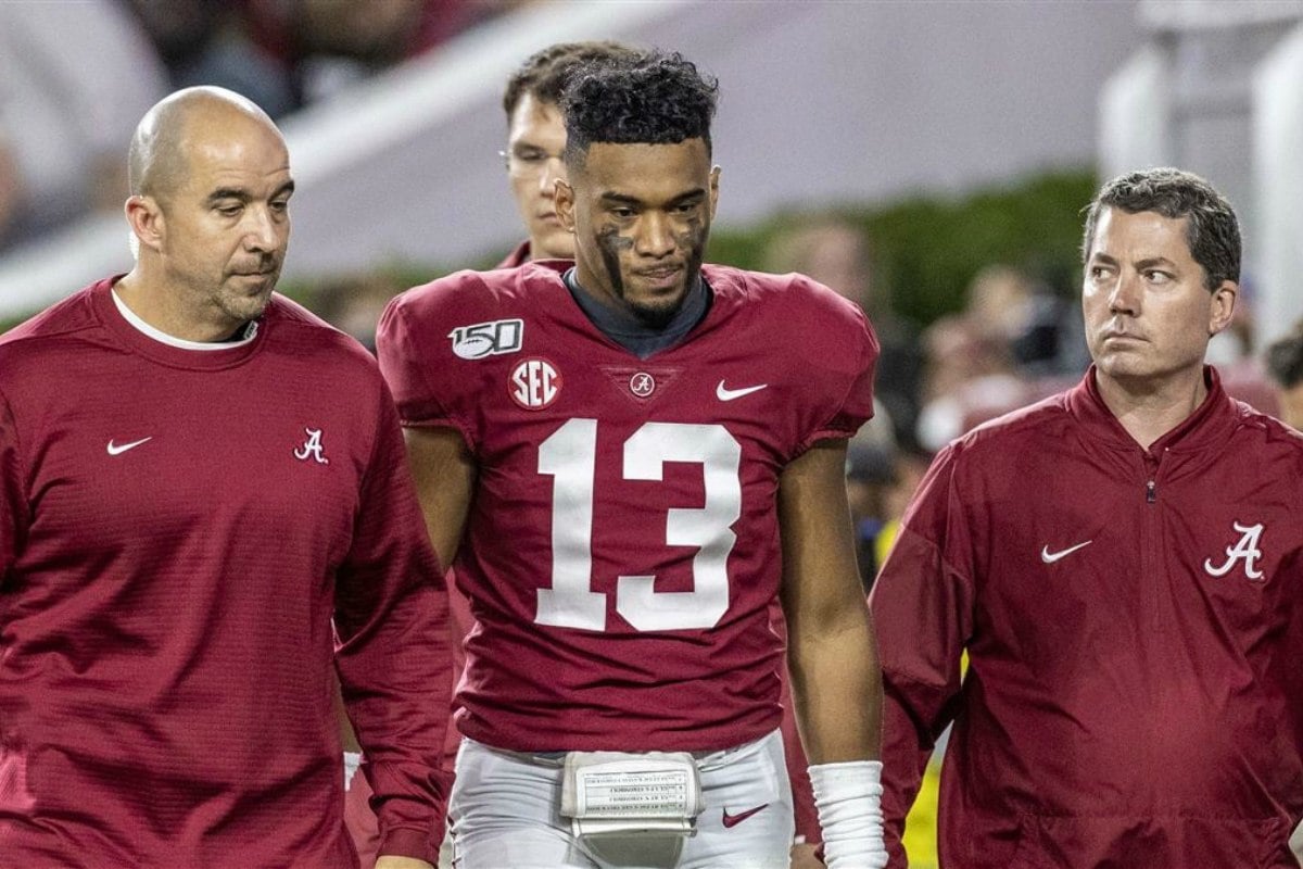 College Football Odds Tighten Following Tua Injury, Wisconsin Loss