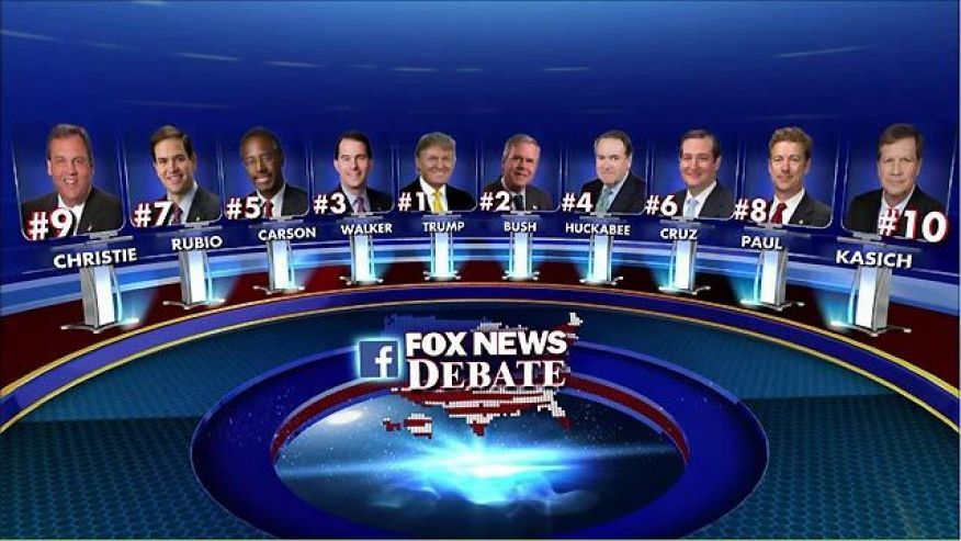 First GOP Debate Roster to Feature Donald Trump Front and Center