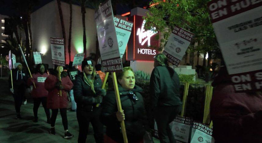 Culinary Union Says Virgin Hotels Las Vegas is Hiring Scabs During Strike