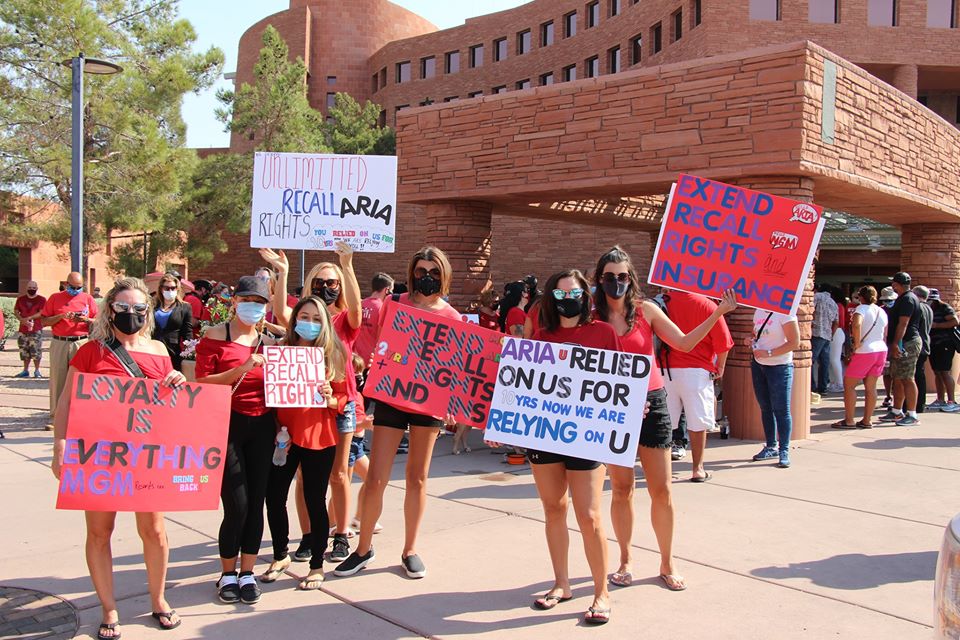 Las Vegas Unions, Workers Demand Employers Bring Back Furloughed Jobs