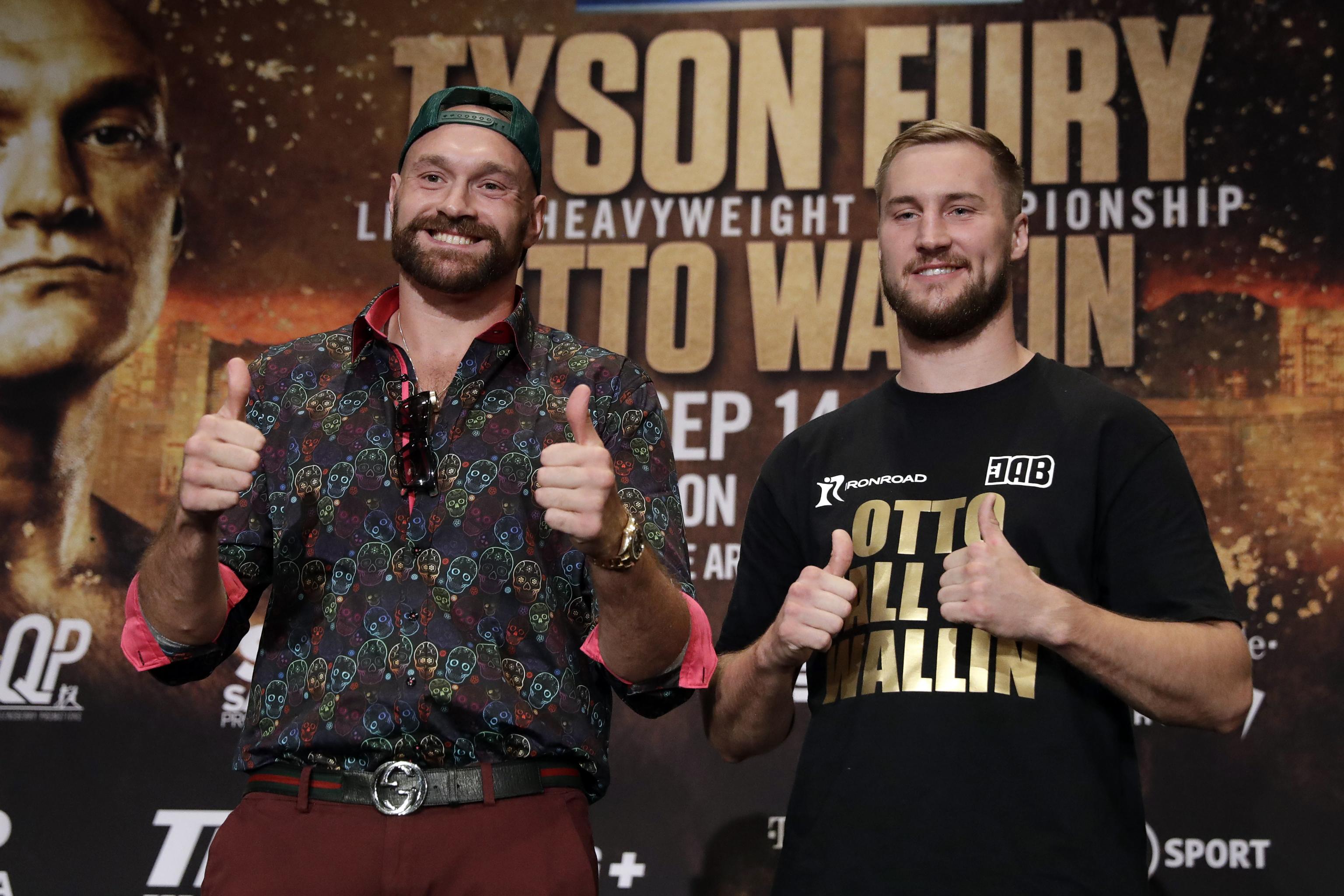 Tyson Fury Expected to Have Little Trouble vs. Otto Wallin in Las Vegas Boxing Match