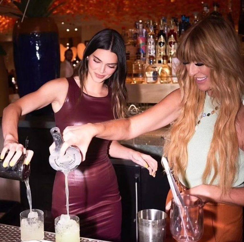 Kendall Jenner Tends Bar at Wynn Las Vegas